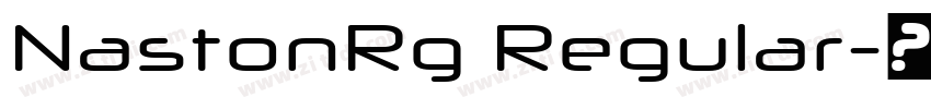 NastonRg Regular字体转换